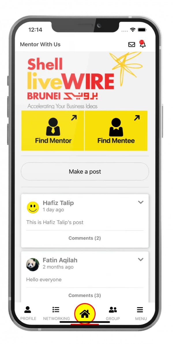 Mentor with Us App